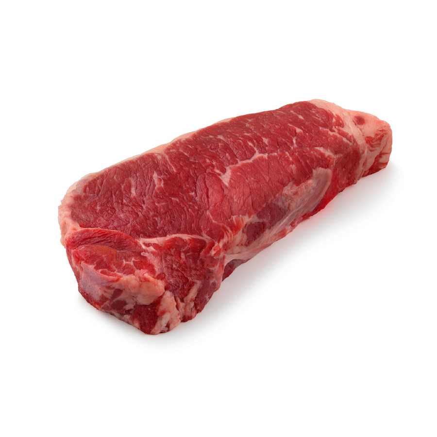 fresh trimmed new york strip steak - Pintler Mountain Beef